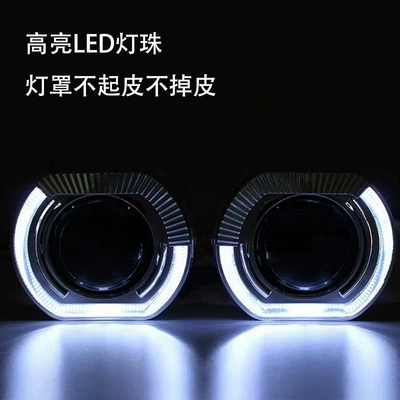 Yeni Optik İdman Versiyası 2.5/3 düym Bifokal Lensli İnteqrasiya Olunmuş Mələk Gözü LED Avtomobil Farları Üçün