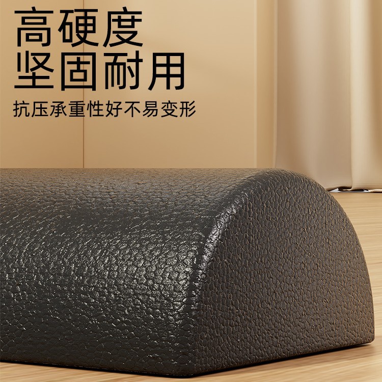 EPP eje de espuma semicircular relajación muscular profesional rodillo delgado pierna sólida rodillo brillante auxiliares de yoga