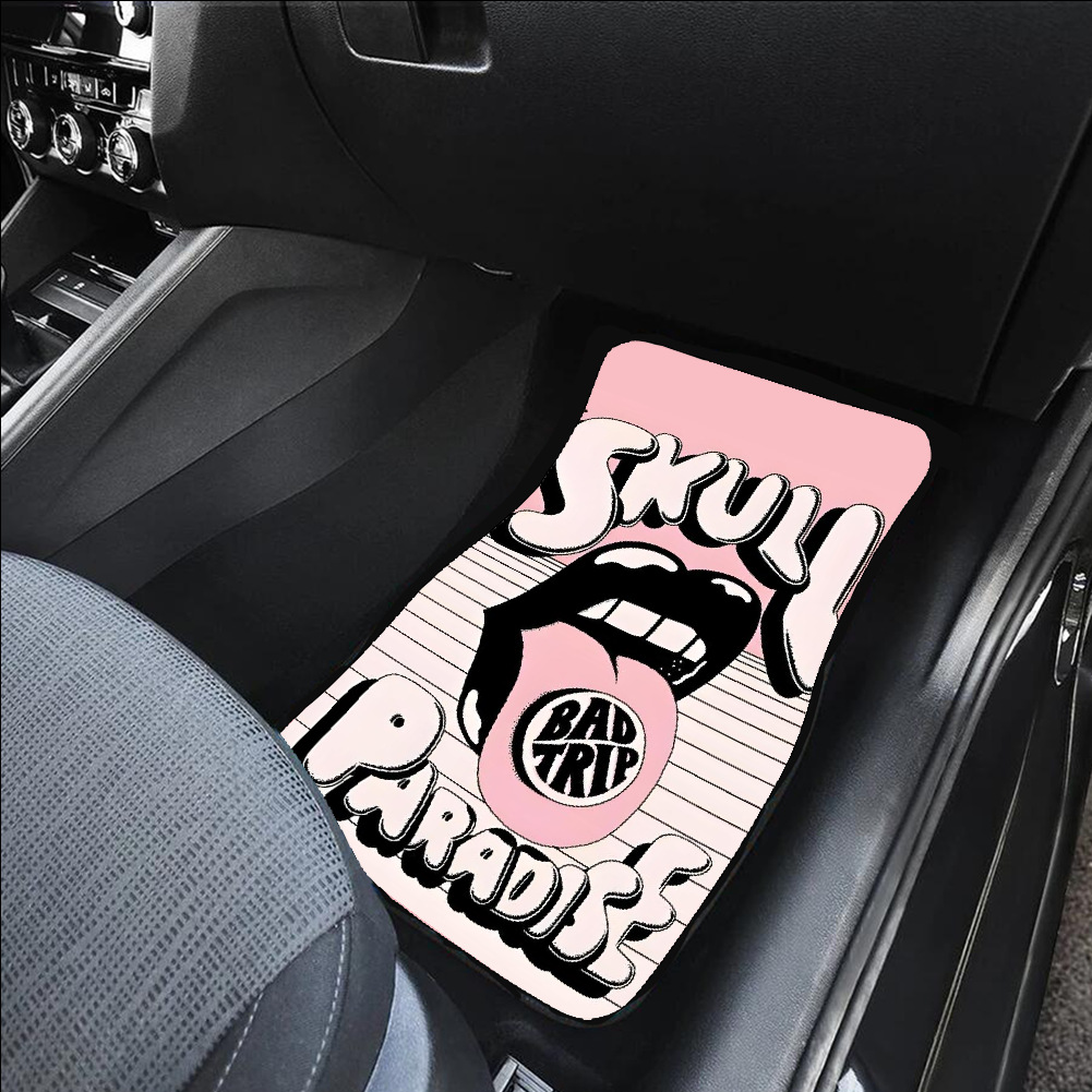 Foreign Trade Minimum Order of One Piece: Spider Anime Print Car Floor Mats, Universal Non-Slip and Wear-Resistant Car Foot Mats