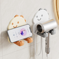 トイレの浴室のドライヤーの支えの壁掛けのドライヤーの棚は穴を開けないでください。