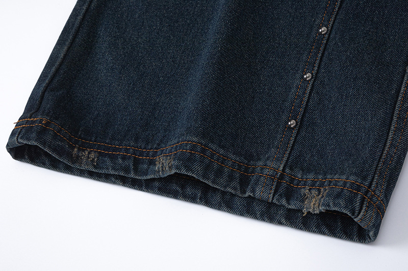 Modern Ian 24 Autumn Men's Wear New American Wide Leg Riveted Cowboy Pants_voghion.com