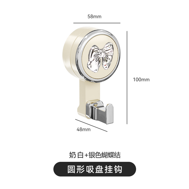 Gancho de ventosa giratorio sin perforación, fuerte soporte de carga, vacío sin costuras, baño de cocina, baño, toalla, gancho adhesivo detrás de la puerta
