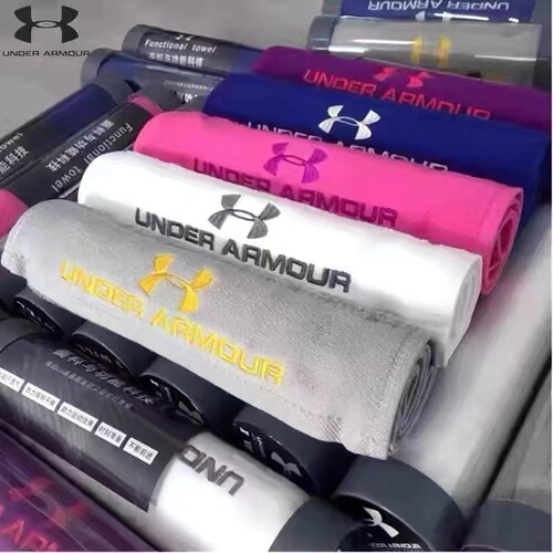 Under Armour Sport Towel Quick-Dry 100% Cotton Sweat Absorbent Antibacterial Gym Running Basketball Towel for Men and Women
