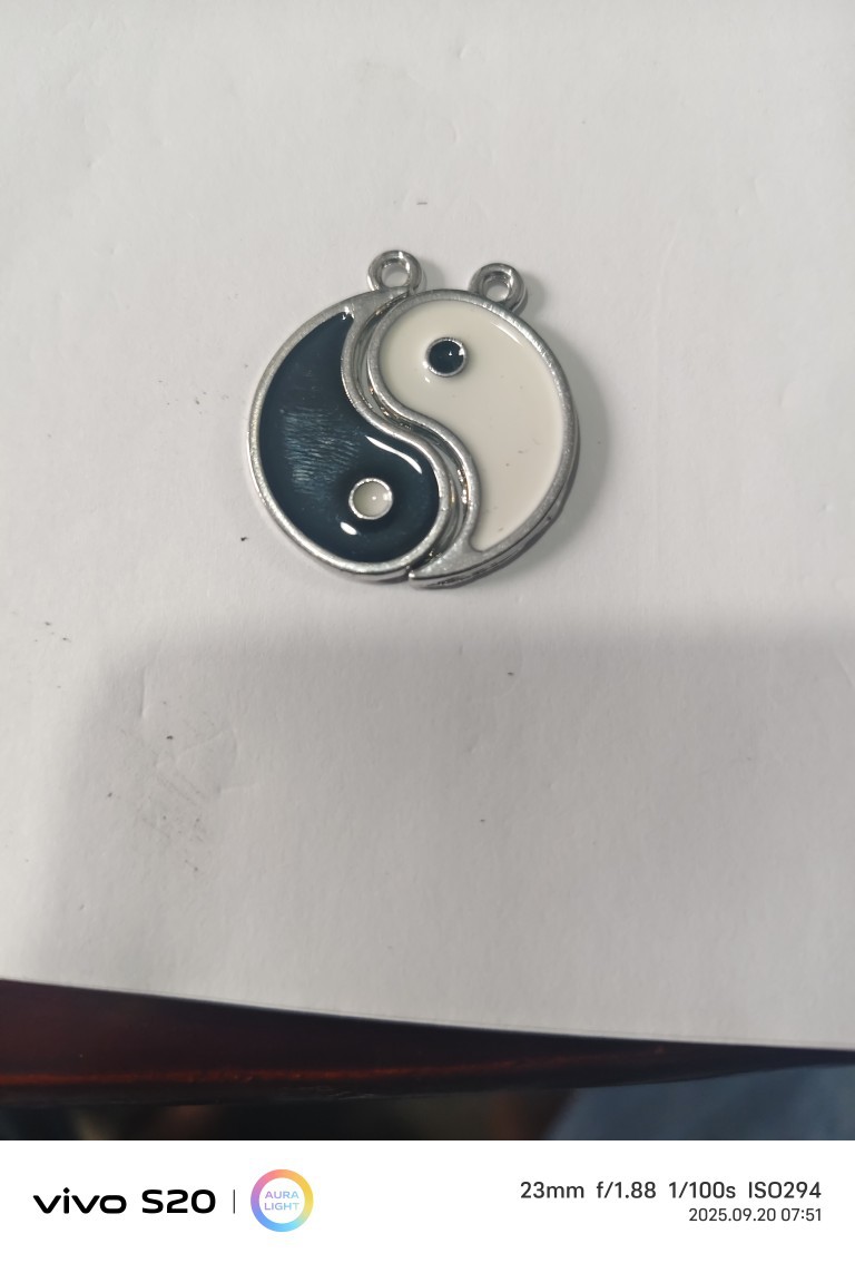 新款阴阳八卦阵合金DIY配件太极系列耳环手链吊坠手工材料挂件