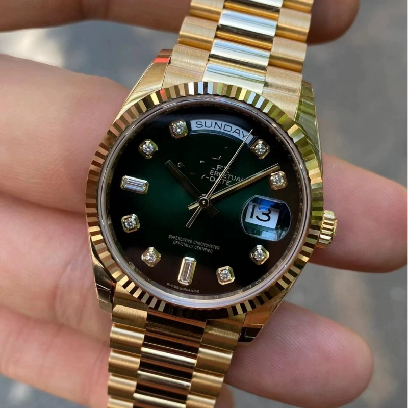 Cross-Border Foreign Trade Manufacturer Wholesale of Automatic Mechanical Men's and Women's Watches from Laojia Diary Series for Micro-Business Dropshipping