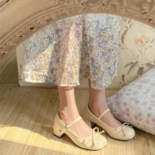 芭蕾风鞋子日系可爱小皮鞋lolita圆头jk粗跟韩版百搭玛丽珍小皮鞋
