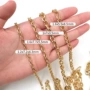 磨边斜跨十字保色铝链