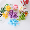 Realistic small plastic food play PVC, pendant with accessories, slime, handmade