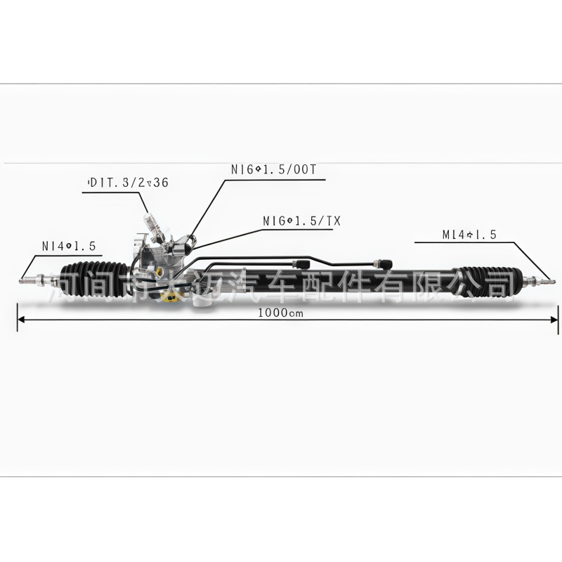 53601-SDA-A04 53601-SDA-003 is suitable for the left-hand drive LHD steering gear of the seventh-generation Honda Accord sedan