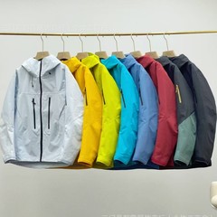 台州鳥家sv7世代ハードシェルジャケット、単層フルラミネート防水、男女兼用登山ジャケット、防水透湿