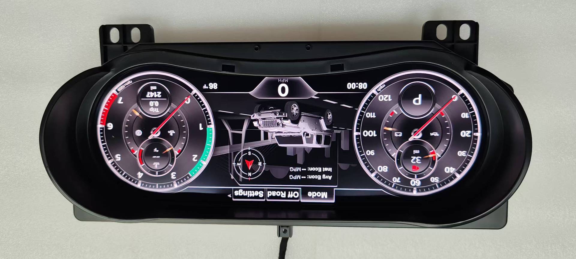 Suitable for Jeep Wrangler 2007-2023, Modified and Upgraded Full Lcd Instrument Panel