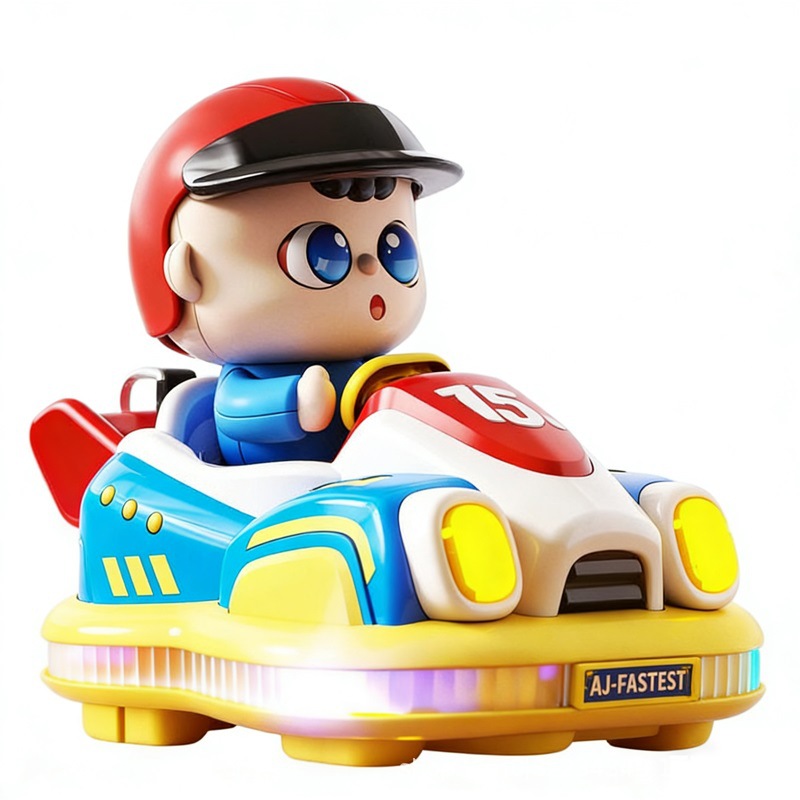 Spray eléctrico choque coche juguetes niños coche interactivo niño niña correr coche eléctrico kart al por mayor
