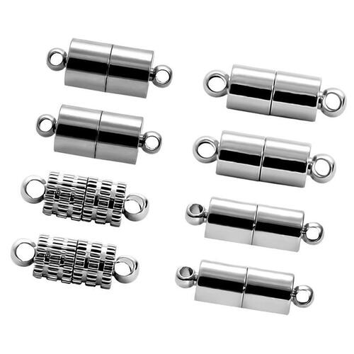 A variety of white K color alloy magnet buckle connection buckle diy handmade necklace buckle bracelet buckle jewelry material accessories