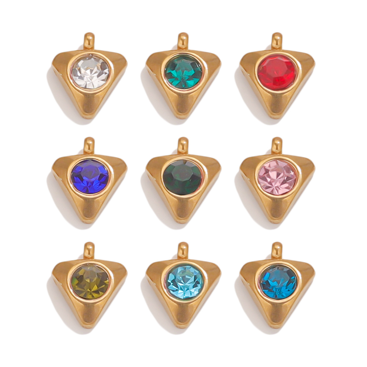 PVD Coated Gold Plating Process Pendant Jewelry Making Type 1 Piece 304 Stainless Steel PVD Coated Real Gold Plated Totem Light Pendant Pendant