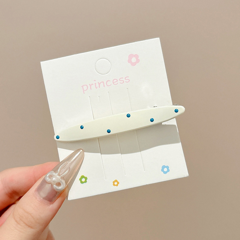 Clip de cabello de flor de leopardo para mujeres clip de cabello de alto nivel frente clip de frangeo 2025 nuevo clip lateral clip de cabello toque