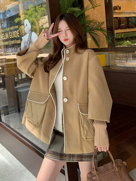 2025 Autumn/Winter 125kg Plus Size Extra Large 90 White Duck down Stand Collar Patchwork Lightweight down Jacket 236