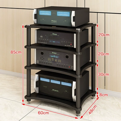 Audio System, Cd, Tube Amplifier, Electric car big tripod - black-four-tier