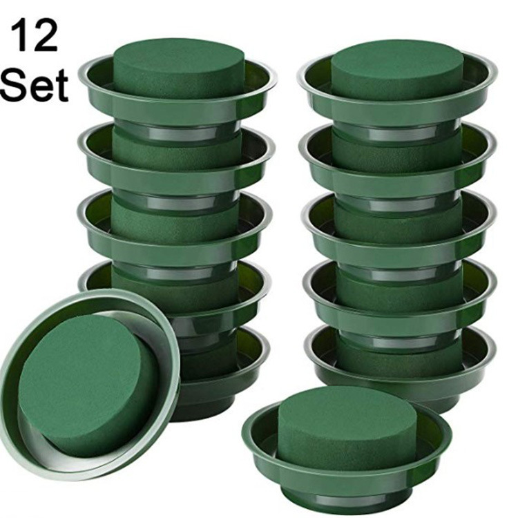 Round dish Cylinder circular packing Material Science Enhanced Flower mud Flower mud water uptake Flowers mud Cross border