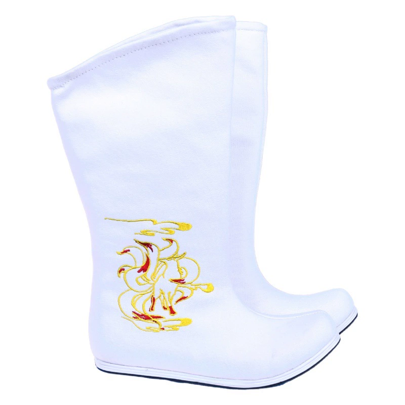 Ботинки Hanfu Nine-Tail Fox для мужчин и женщин, антикварные Универсальные Длинные сапоги, старинные костюмы, мыльные сапоги, сапоги в китайском стиле