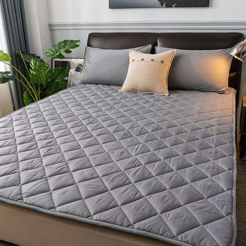 Pure Gray Four-Season Thin Mattress Non-Slip Mattress Dormitory Home Single Double Mattress