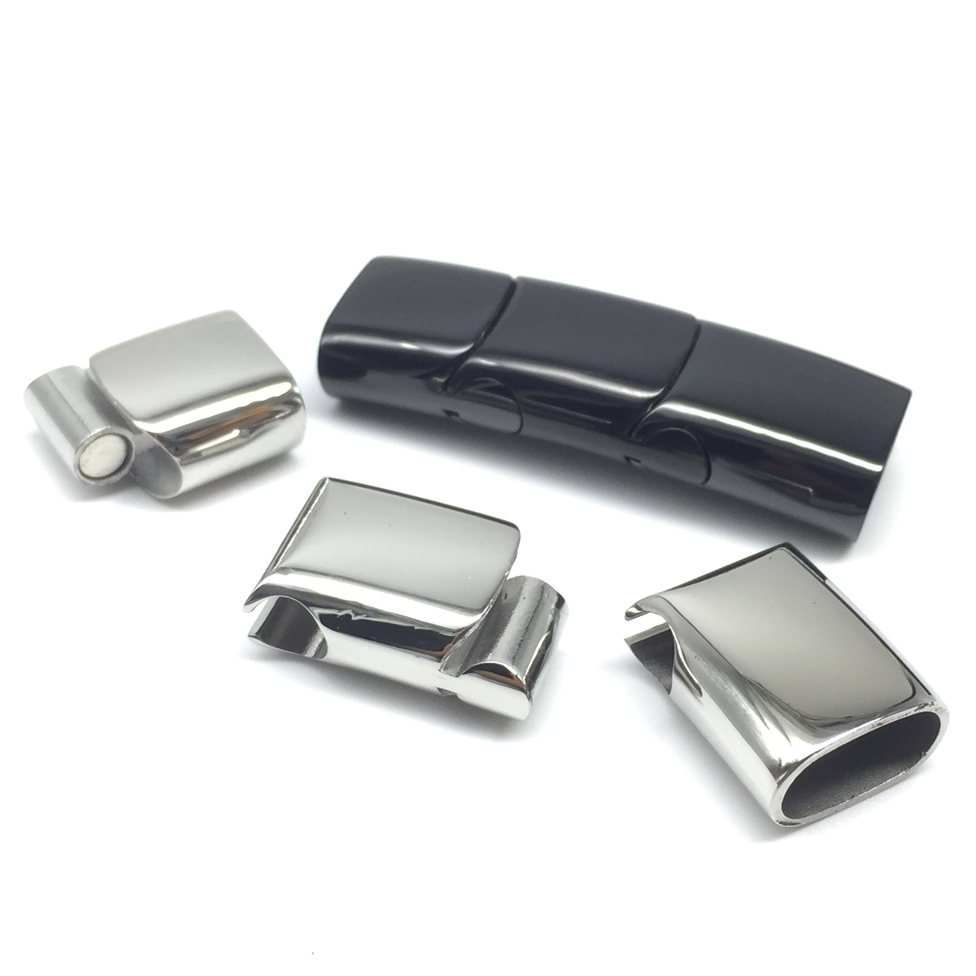 25g Weight Jewelry Buckle Jewelry Making Type Metal button Classification 1 Set Quantity 316 Stainless Steel Material Solid Color Pattern All Seasons Season Polishing Design Simple Style Style 1 Set 316 Stainless Steel Solid Color Jewelry Buckle Metal Button 3