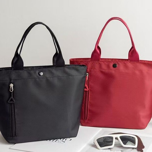 Waterproof Oxford Cloth Small Square Bag for Work Portable Fashionable Simple Solid Color Mobile Phone Coin Purse Casual Hand Bag Women's Bag