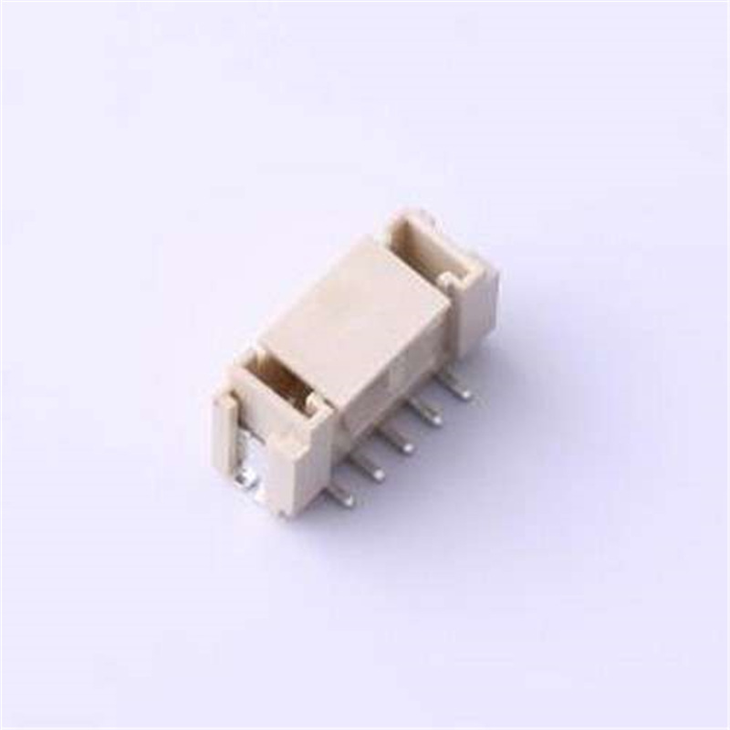 2.0-5PLTDK 线对板针座 1x5P 间距:2mm 立贴 SMD,P=2mm