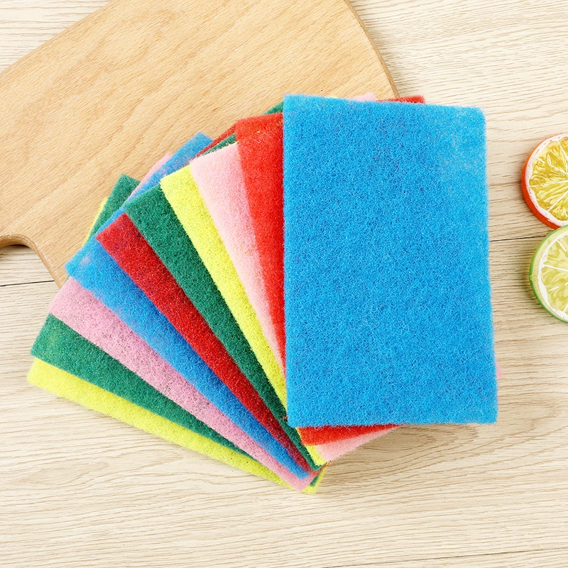 Красочная Чистящая Подушка Бытовая ткань для посуды кухонная губка тряпка для чистки щетка горшок артефакт цветная губка