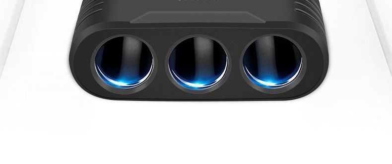 Car Cigarette Lighter Mobile Phone USB Multi-Function Converter Charger One-to-One, One-to-Three, High-Power Automotive Super Charger