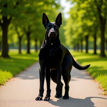 批发黑狼犬大型护卫犬宠物活体狗防爆犬狩猎犬狼狗看家护院犬狼狗