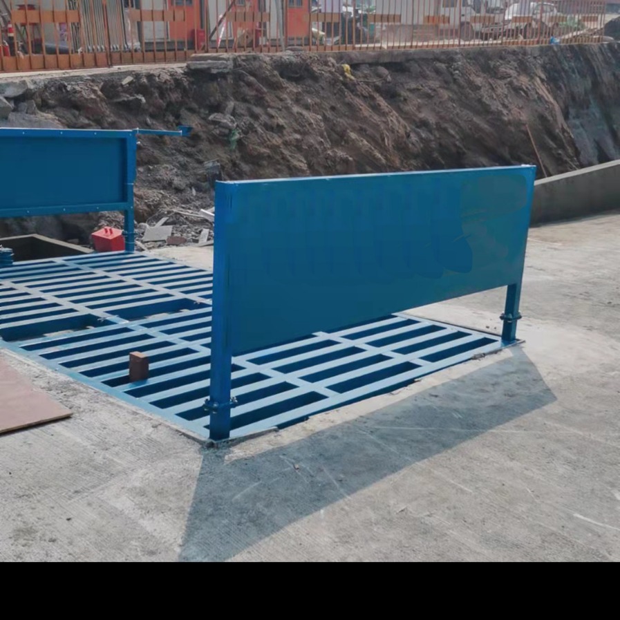 重庆工地洗轮机150T 高承载量工程车辆洗轮机平台