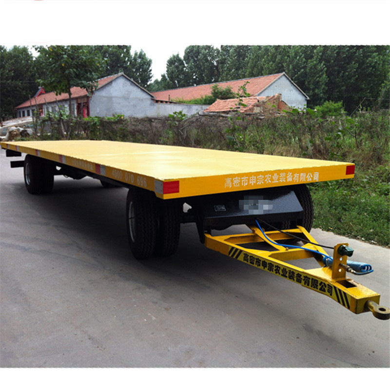 生产14t平板汽车拖车 重型平板拖车量大从优 厂家销售