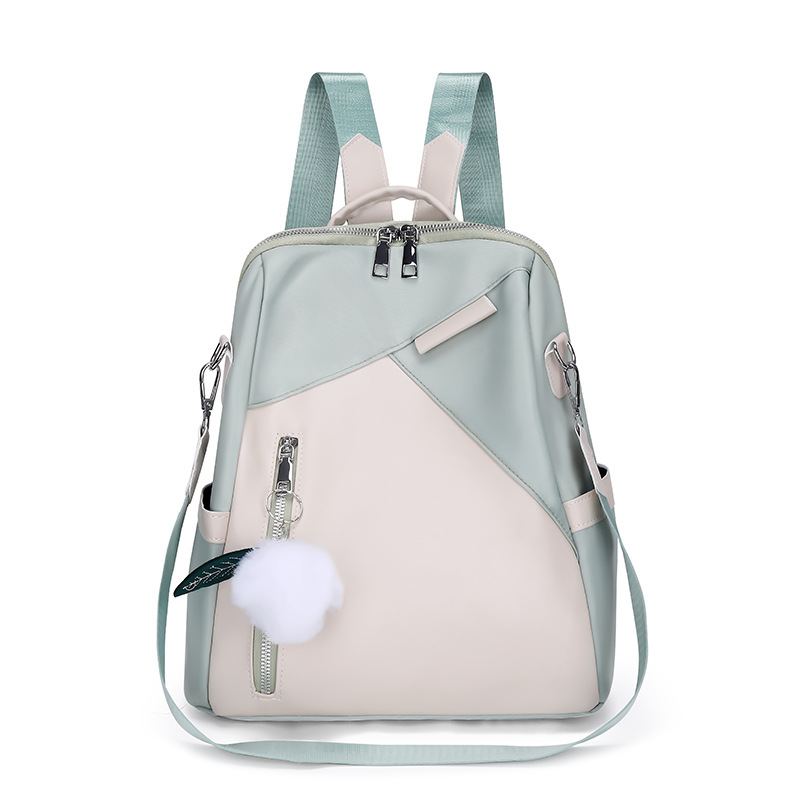 2024 nueva mochila Oxford casual para mujer, tendencia de la moda, versión coreana de la mochila fresca de doble uso, mochila de viaje