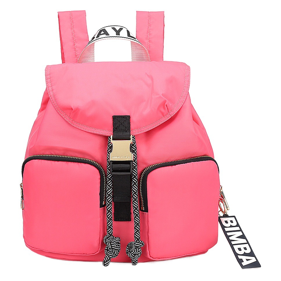 Comercio Exterior Directo de fábrica Binba bolso la letra del verano impermeable BIMBA Y LOLA las mujeres mochila con cordón