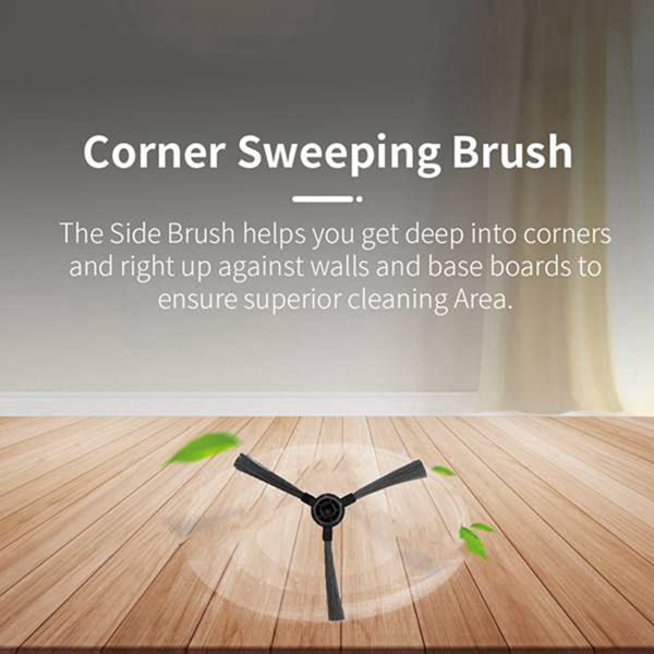 1 Set Color: as Shown in the Picture Material: Plastic Spare Parts Side Brush, Filter, Mop Cloth, Suitable for