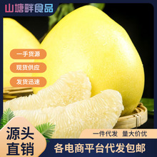 福建平和白心柚子新鲜水果当季琯溪白肉蜜柚薄皮整箱批发一件代发