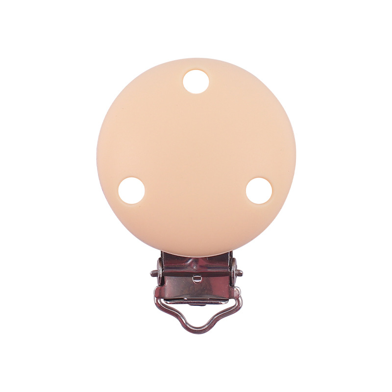 Bebé suministros de silicona chupete clip calmante bebé DIY35mm clip chupete cadena anti-gota accesorios de la cadena Nuevo