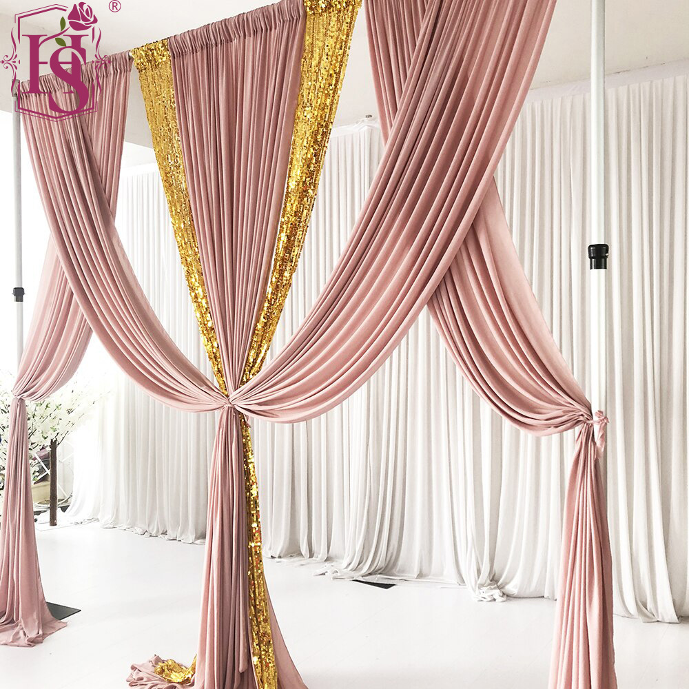 Engagement wedding wedding stage layout decoration design sequin…
