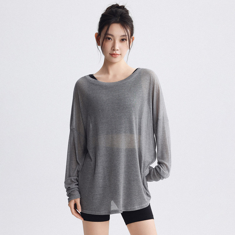 Beautiful Yoga Clothes for Women in Spring and Summer, Loose Sports Mesh Cover-Up Tops, Long-Sleeved T-Shirts, Running, Pilates, Fitness Clothes Beautiful Yoga Clothes for Women in Spring and Summer, Loose Sports Mesh Cover-Up Tops, Long-Sleeved T-Shirts, Running, Pilates, Fitness Clothes