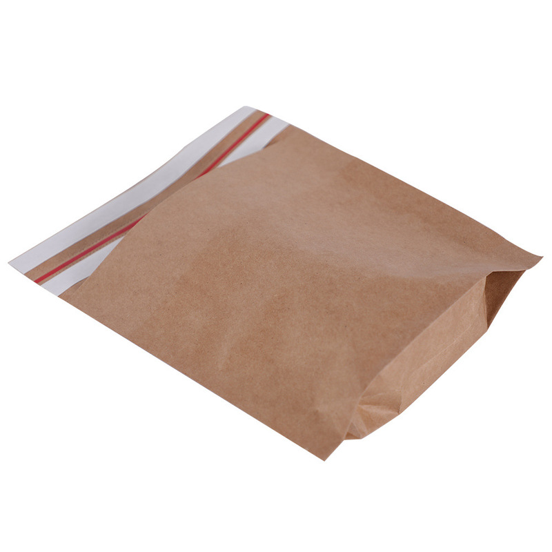 Wholesale Price Source Factory Customized Logo Printed Kraft Paper Bag Gift Clothing Packaging Bag Double Adhesive Strip Fast
