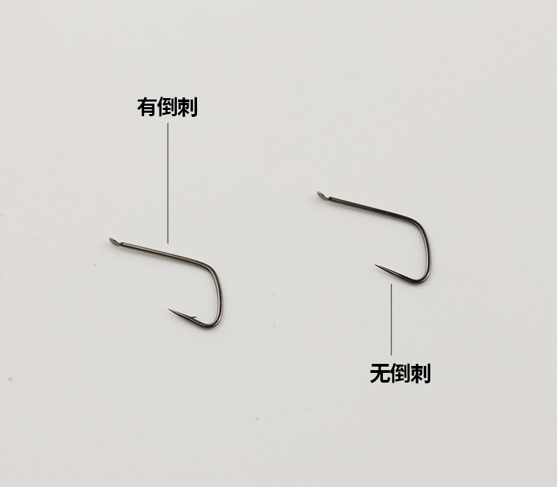 狼牙袖钩有倒刺无刺鱼钩散装钩极细条竞技野钓飞磕袖鲤鲫鱼钩-阿里巴巴