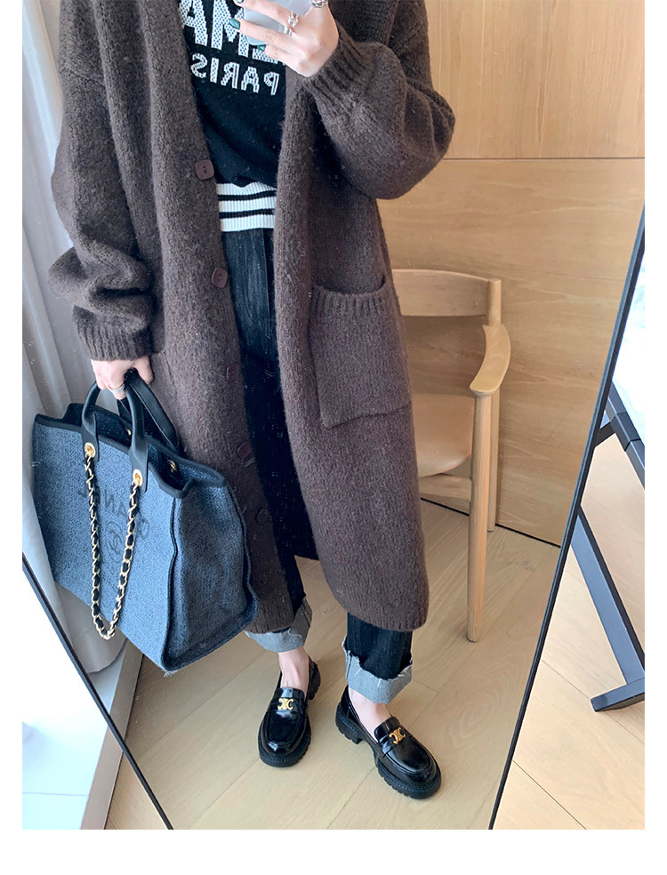 葡萄妈Studiolee英伦风小皮鞋女小金扣圆头一