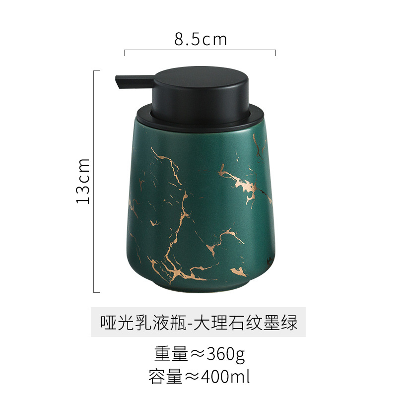 Espuma desinfectante de manos de cerámica sub-botella baño inodoro Champú gel de ducha botella de prensa Hotel Club Prensa