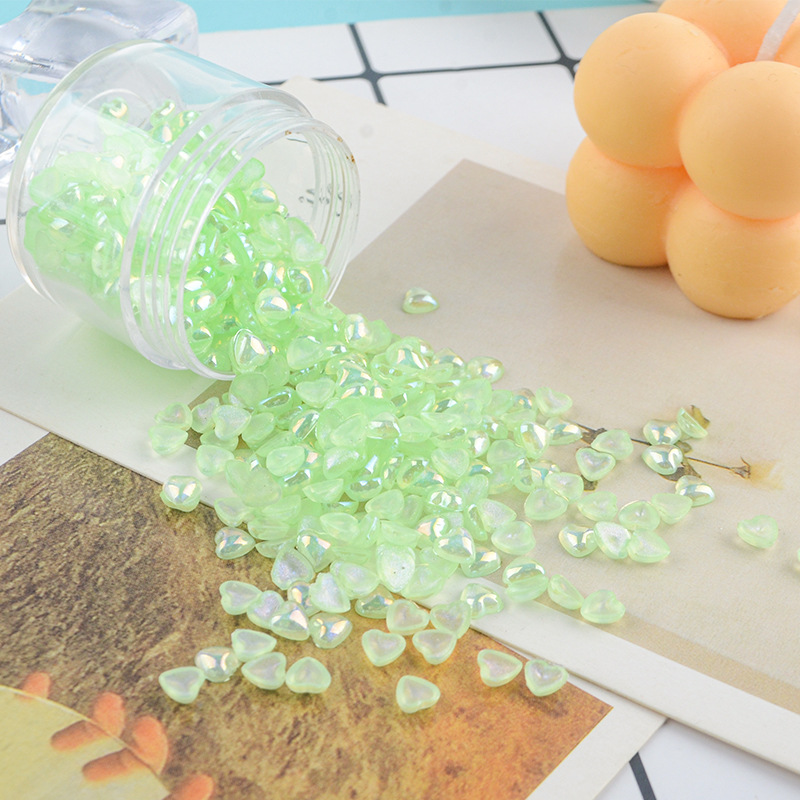 small acrylic nail decoration for manicure