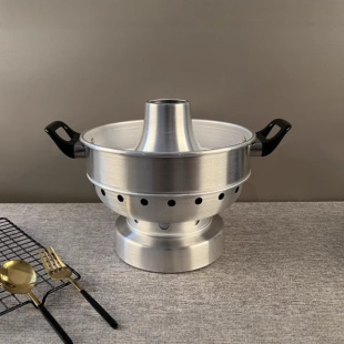 Chongqing Wanzhou Aluminum Small Hot Pot Environmental Friendly Oil Large Oil Tank Beef Fatty Sausage Hot Pot Dangyang Guo Farm Hot Pot Chicken Pot