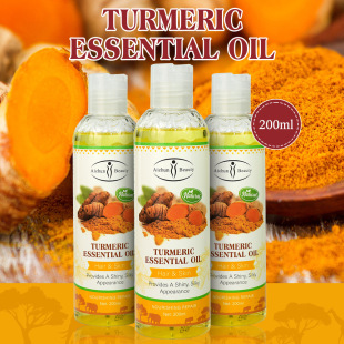 Cross-border Aichun Africa 7 days turmeric essential oil emollient anti-chapped body oil 200ml massage oil body oil