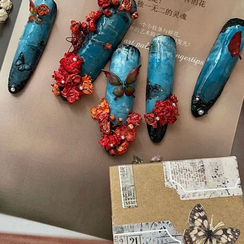 蝴蝶爆款新款硅胶模具diy美甲装饰立体手工雕花饰品|undefined
