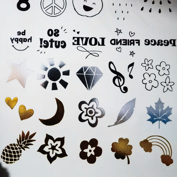 Children's cartoon waterproof tattoo stickers for men and women
