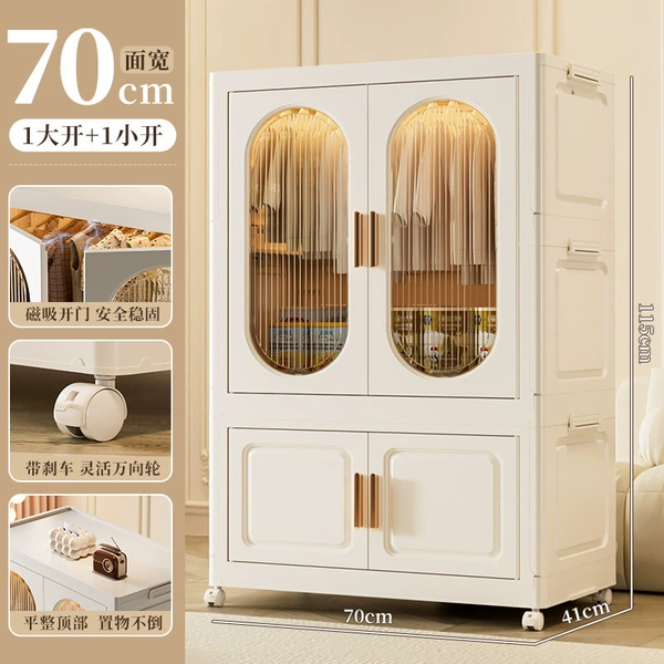 70 face width, one layer of hanging clothes+one -layer storage
