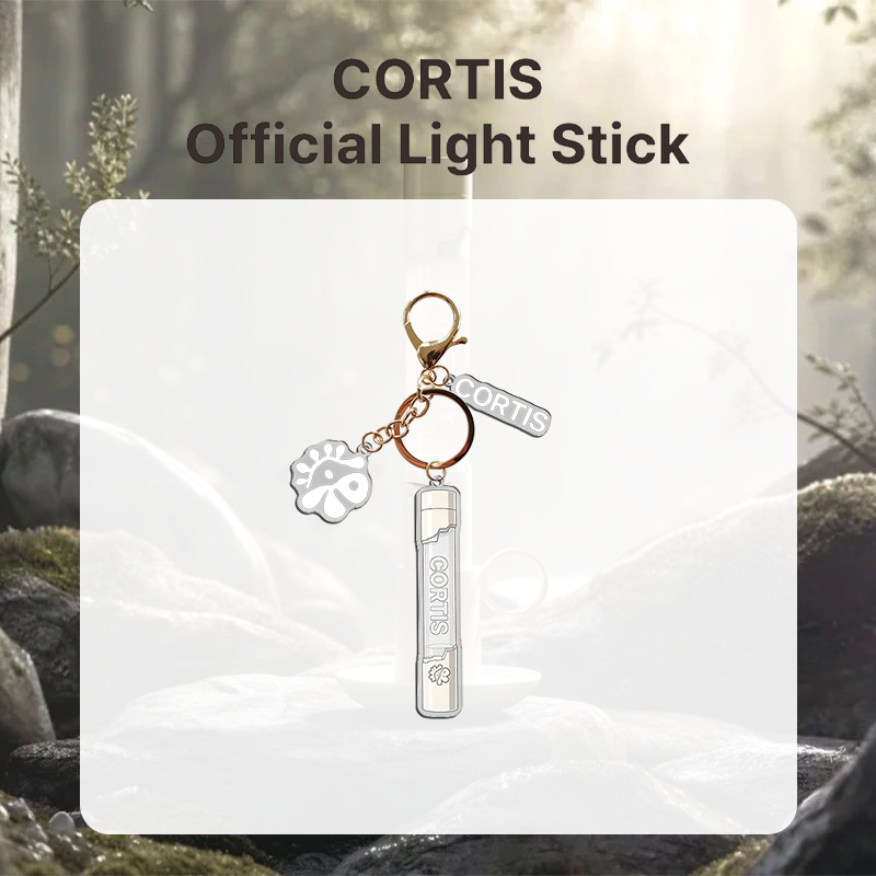 ZJT CORTIS Keychain Acrylic Light Stick Pendant Durable Charm For Backpack & JTZ